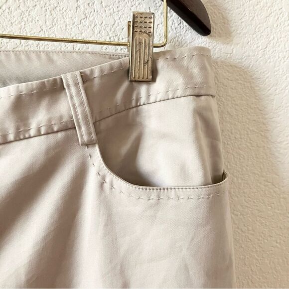 NEW Talbots Beige Minimalist Business Casual Office Signature Boot Trousers 12 - Picture 3 of 7